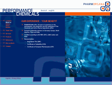 Tablet Screenshot of pharmorgana.net